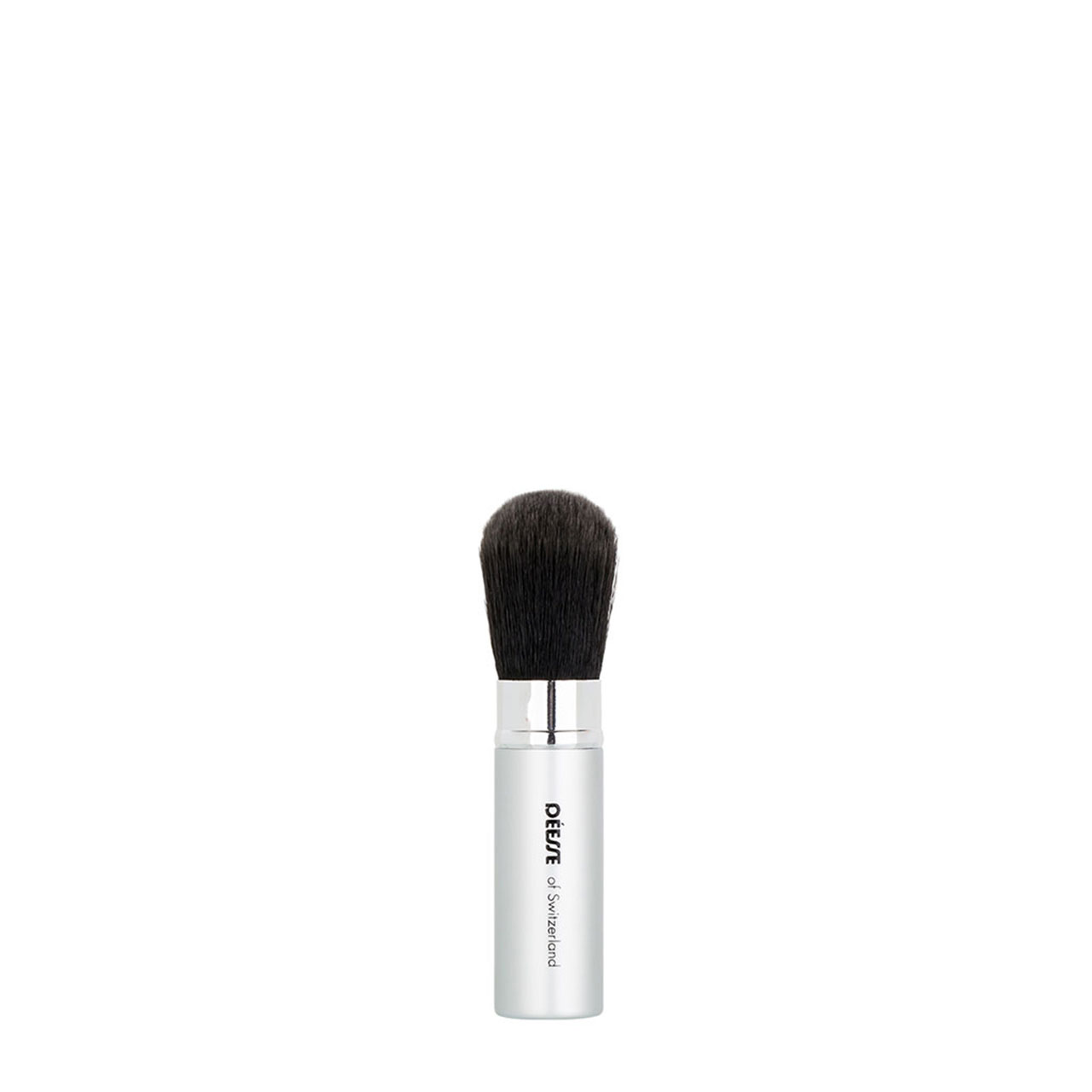 Puder-Blusher-Pinsel silber matt